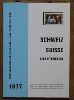 Pierre Bersier éditeur Catalogue Schweiz Suisse Liechtenstein édition Originale 1977 - Suiza