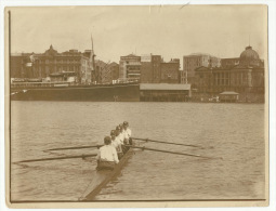 **QUEENSLAND CREW (nr.4)   ** . PORT ADELAIDE - AUSTRALIE( Brisbane )-Race-1924 - Rudersport