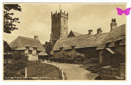 OLD COTTAGES AND CHURCH. GODSHILL. I.W. - Other & Unclassified