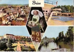 Brive - Multivues - Piscine Square... Circulé 1967 - Brive La Gaillarde