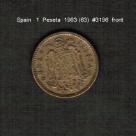 SPAIN    1  PESETA  1963 (63)  (KM # 775) - 1 Peseta