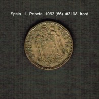 SPAIN    1  PESETA  1963 (66)  (KM # 775) - 1 Peseta