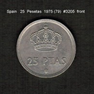 SPAIN    25  PESETAS  1975 (79)  (KM # 808) - 25 Peseta