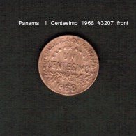 PANAMA    1  CENTESIMO  1968  (KM # 22) - Panamá