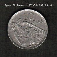 SPAIN    50  PESETAS  1957 (58)  (KM # 788) - 50 Pesetas