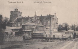 B76522 Austria Bruck An Der Leitha Schloss Mit Palmenhaus 2 Scans - Bruck An Der Leitha