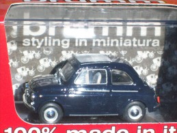 BRUMM -  R 405-08 FIAT 500D CHIUSA 1960 Blu Scuro LIMITED EDITION   AVEC SA BOITE Scala 1/43 - Brumm