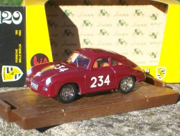 BRUMM -  R 120 BIS  PORSCHE 356 COUPE´ MILLE MIGLIA 1952    AVEC SA BOITE Scala 1/43 - Brumm