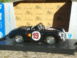 BRUMM -  S 017   PORSCHE 356 ROADSTER  RALLY DELLE ALPI 1950   AVEC SA BOITE Scala 1/43 - Brumm