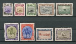 GROENLAND 1945 N° 10/18 ** Neufs MNH  Superbes  C 405 € Faune Chiens Ours Bateau Bateau, Boats, Animal - Ungebraucht