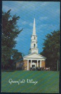 Martha-Mary Chapel. Greenfield Village, Dearborn Michigan.  ----- Postcard Not Traveled - Dearborn