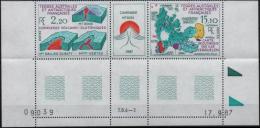 TAAF FSAT 139A ** MNH Campagne Du Mont Ross Volcan Kerguelen Bord De Feuille Coin Daté - Ungebraucht