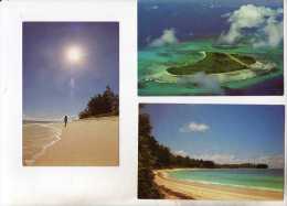 Seychelles Denis Island 3 Cartes - Seychelles