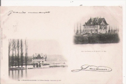 L'ISLE SUR LE DOUBS 163 LE CHATEAU KOECHLIN INONDATION DE 1875. 163 BIS LE CHATEAU DE M KOECHLIN EN 1877 - Isle Sur Le Doubs