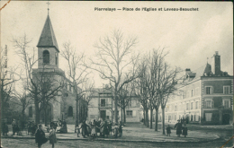 95 PIERRELAYE / Place De L'Eglise Et Leveau Beauchet / - Pierrelaye