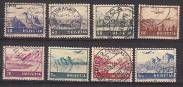 PGL BW0691 - SUISSE SWITZERLAND AERIENNE Yv N°27/34 - Used Stamps