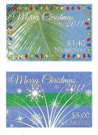 Niuafo´ou 2011, Christmas, 2val IMPERFORATED - Tonga (1970-...)