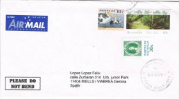 5801. Carta Aerea KINGSTON BEACH (Tasmania) Australia 2007 - Cartas & Documentos