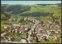 MOUDON Broye-Vully Vue Aérienne 1973 - Moudon