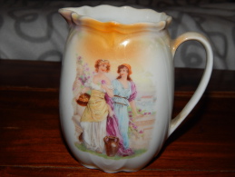 POT A LAIT VICTORIA CHINA CZECHOSLIVAKIA ANNEE 1891 NUMEROTE 157 - Andere & Zonder Classificatie