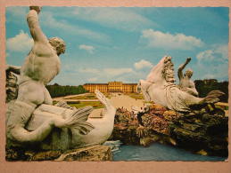 Wien, Schloss Schönbrunn, Blick Vom Neptunbrunnen - Château De Schönbrunn