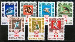HUNGARY - 1976.Summer Olympics,Montreal (Sport) Cpl.Set MNH! Mi:3125-3131 - Unused Stamps