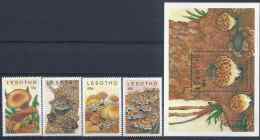 1989 LESOTHO 852-55+ BF 69 ** Champignons - Lesotho (1966-...)