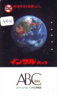 Télécarte Japon ESPACE * Phonecard JAPAN * SPACE SHUTTLE  (494)  PLANETE * COSMOS * GLOBE * TK * WELTRAUM * - Astronomy