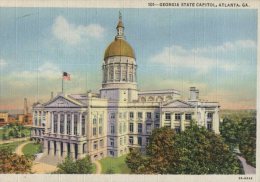 (618) Very Old Postcard USA Carte Ancienne -  State Capitol Georgia - Atlanta