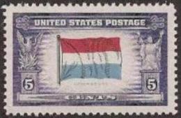 1943 USA Overrun Country Stamp-Flag Of Luxembourg  Sc#912 WWII - Unused Stamps