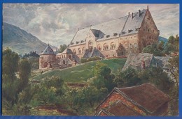 Deutschland; Goslar; Kaiserhaus Nach Aquarell Von Alb. Hertel; 1917 - Goslar