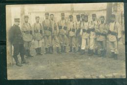 Cpa Photo Militaire, Voyagé En 1910,  Reste à Localiser - Abz43 - Barracks