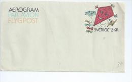 Aérogramme.Suède - Lettres & Documents