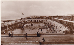 NF1- Hastings And St. Leonards Bathingpool (swimming Pool), Romney Real Photo Pc - Hastings