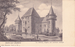Solre-s/Sambre.  -  Le Chateau, D'après Une Ancienne Estampe (1900) - Erquelinnes
