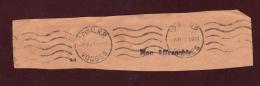 Cachet Sur Fragment. - ÉPINAL.. RP. 88. Vosges.. Le  6-2-1942 - Avec Tampon  "Non Affranchie" - Frankobriefe