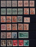 J0010 ITALY, 31 Stamps From Austrian Territories Acquired By Italy, Mounted Mint And Used - Other & Unclassified