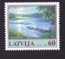 2001 - LETTONIA - EUROPA CEPT - L´ACQUA. MNH - 2001