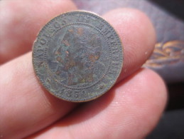 2 Centimes NAPOLEON III - 1854 BB  SUP VOIR PHOTOS - 2 Centimes