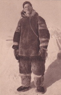 Cpa,grand Nord Canadien,mission D´amérique,le Missionnaire Du Grand Nord,chez Les Esquimaux,inuits,rare - Autres & Non Classés