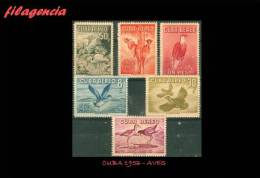 CUBA MINT. 1956-10 FAUNA. AVES. SEGUNDA SERIE - Unused Stamps