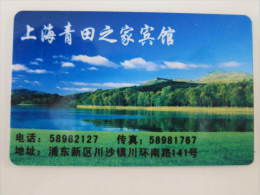 China Hotel Key Card, Shanghai Qingtian Home Hotel(without Chip) - Unclassified