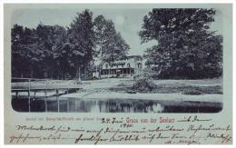 Alte AK , Dampfschiffbrücke Am Plauer See , Seelust , 1900 , Plau , Mecklenburg !!! - Plau