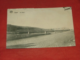 ENGIS   -  Le Pont  -  1923  -  (2 Scans) - Engis