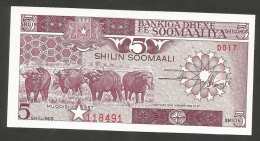 [NC] SOMALIA - CENTRAL BANK Of SOMALIA - 5 SHILLINGS (MOGADISCIO - 1987) - Somalië