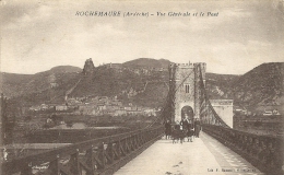 Ardèche- Rochemaure -Vue Générale Et Le Pont. - Rochemaure