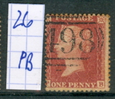 SG 40 (26) Corner Letters PB - See Notes & Scan - Used Stamps