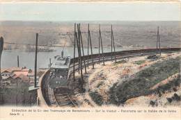 Bonsecours   76    Tramway   Vue Panoramique Sur  La Seine - Bonsecours