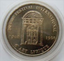 2 Euro Temporaire Precurseur De AIX EN PROVENCE  1998, RRRR, UNC, Nickel, Nr. 9 - Euro Van De Steden