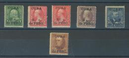 CUBA            N°     136   /  141 - Unused Stamps